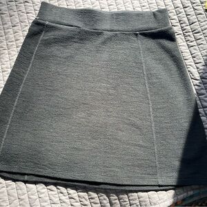 Ibex Black A-Line Mini Skirt for Work